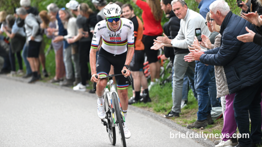 Pogacar wins third Liege-Bastogne-Liege title